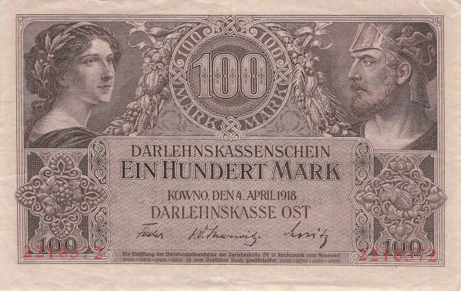 ro. 470 100 Mark 1918